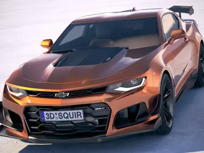 Chevrolet Camaro ZL1 1LE CG 2019 3D model