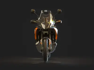 Base model  KTM 890 Adventure 2024 3D model