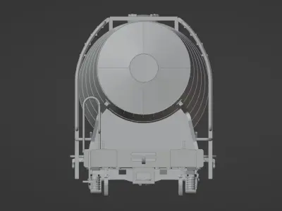 H0 1-87 scale Zacns slurry tank car 3D print model