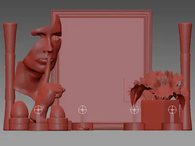 Decorative sets 3D model