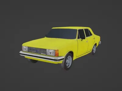Chevrolet Opala 1980 Low-poly 3D model