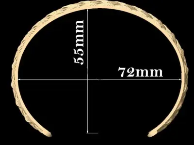 Fiber Bracelet 3D print model