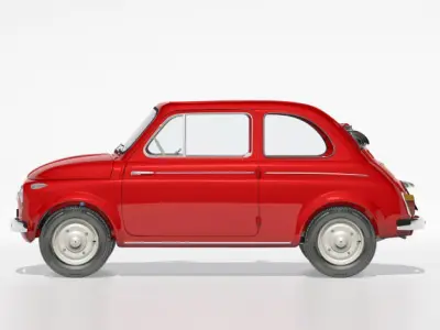 Fiat 500 Nuova 1958 3D model