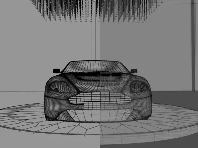 Aston Martin 3D model get