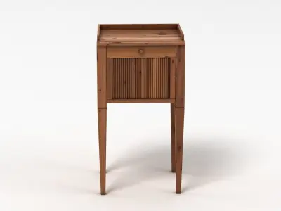 Bedside Table Low-poly 3D model