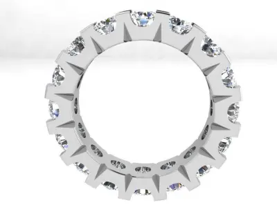 Eternity Band Ring 3770 3D print model