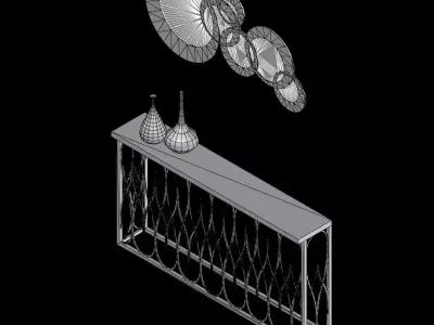 Side Table Free low-poly 3D model