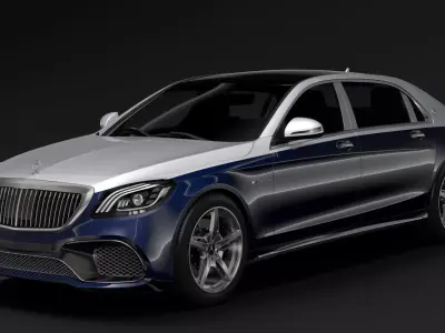 Mercedes AMG Maybach S 65 X222 2019 3D model