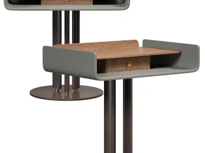 aitalian luxury bedside table 3D model