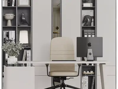 office furniture 01 3D model