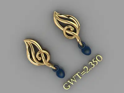 FASION EARING 3D model buy