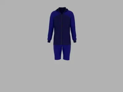 Sport Suit Low-poly 3D model 52
