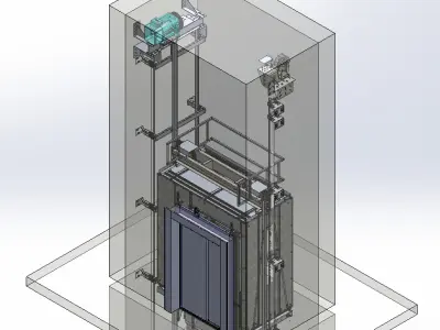 Lift 1000kg  3D model