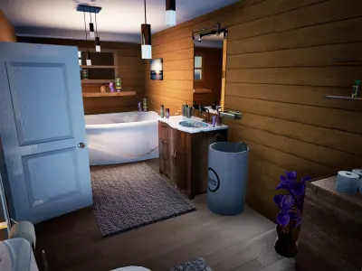 House Package  500 Variations Low-poly 3D model