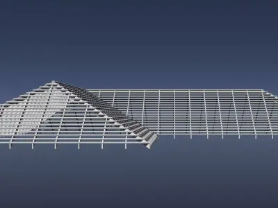 Roof structure 25O13 3D model