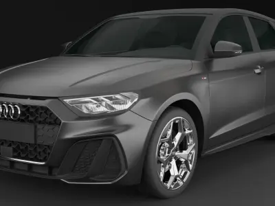 Audi A1 Sportback 3D Model 3D model