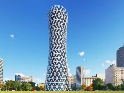 Tornado Tower 3D model