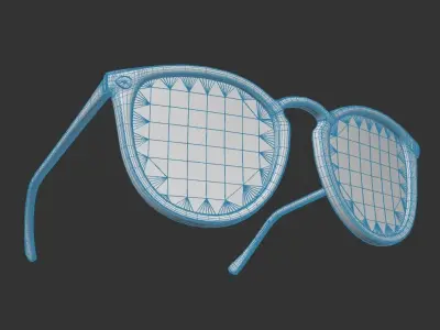 Luxury Sunglasses 3D model 3  3D model