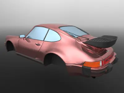 Porsche 911 Turbo 930 3D model