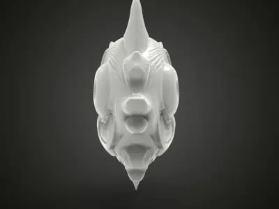 Decorative fish 3D print model