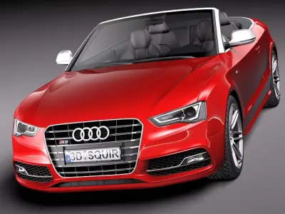 Audi S5 Convertible 2012 3D model