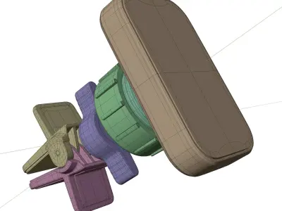 Phone holder HT-59v7 3D model