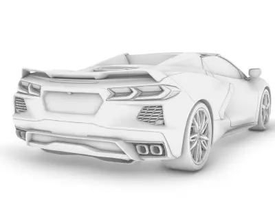 SportCar 3D model
