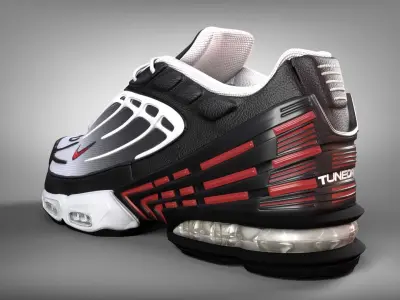 game ready Nike air Tuned3 Low-poly 3D model