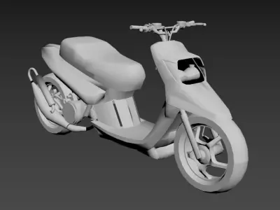 mbk booster spirit spitro SL TECH 3D print model