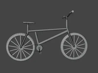 Simple Bike Free 3D model