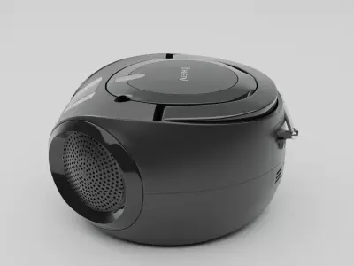 Radio Low-poly 3D model