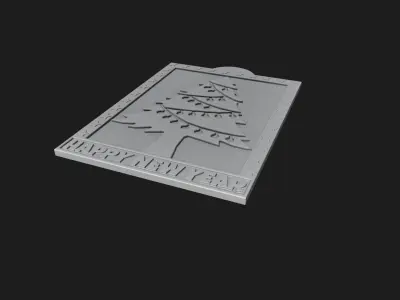 Happy New Year 3D print model