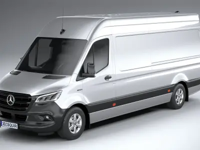 Mercedes-Benz Sprinter Van Long 2025 3D model