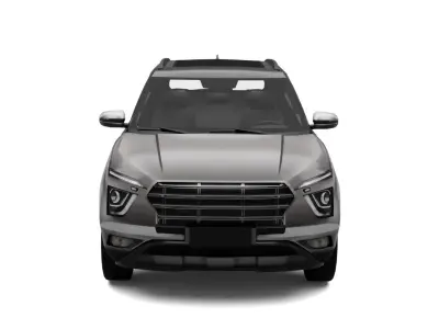 Hyundai Creta 2021  Low-poly 3D model