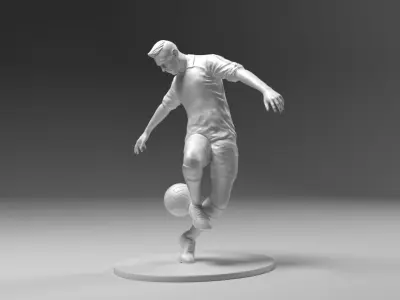 Footballer 03 Heelstrike 01 Stl 3D print model