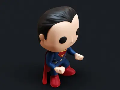 Funko Superman 3D model