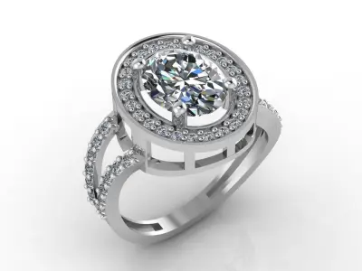 Mini Set Ring Pendant Earrings STL 3DM Womens Jewelry 3D print model