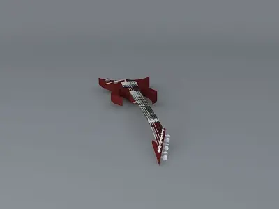 Jackson razor guitar Free 3D model