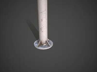 Basketball Hoop Low-poly 3D model