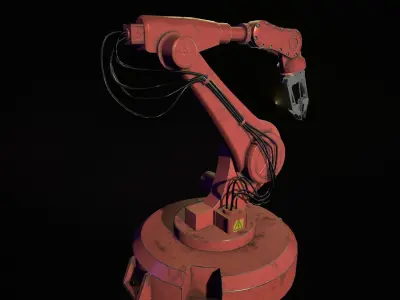 manipulator Low-poly 3D model