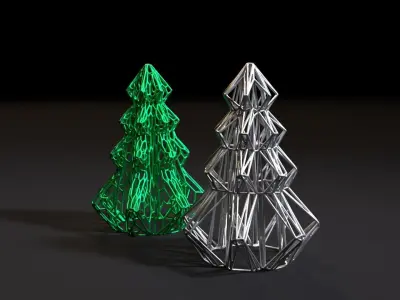 Christmas tree decor 3D print model buy