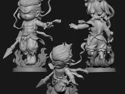 Nezha -Ne Zha 3D print model