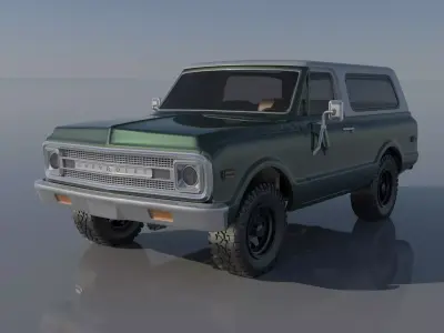 Chevrolet BLazer 1970 3D print model