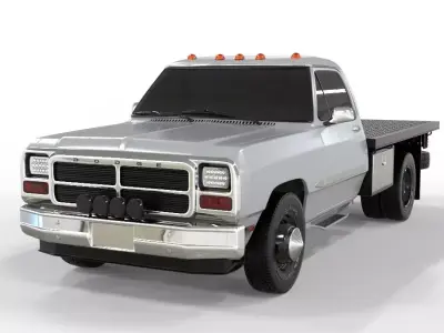 Truck Dodge D100 1978 3D model
