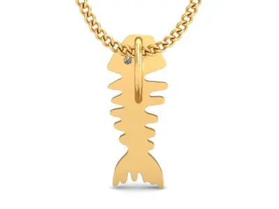 Solitaire Women Pendant 3dm STL OBJ FBX Renders Details 3D print model 18