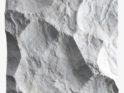418-RockPanel sandstone wall art 3D model