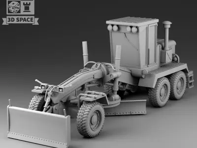 grader 3D print model