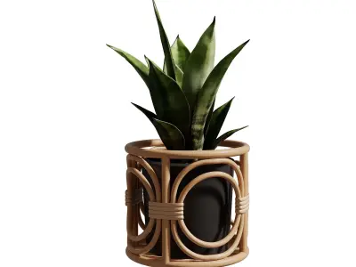 Boca Planter 3D model