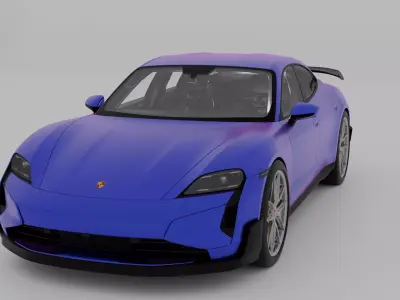 Porsche Taycan Turbo GT 3D model purchase