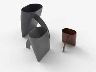 Vase Lapis By Cedit Ceramiche dItalia 3D model